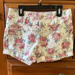 Truce Jeans flower shorts size 7 juniors EUC